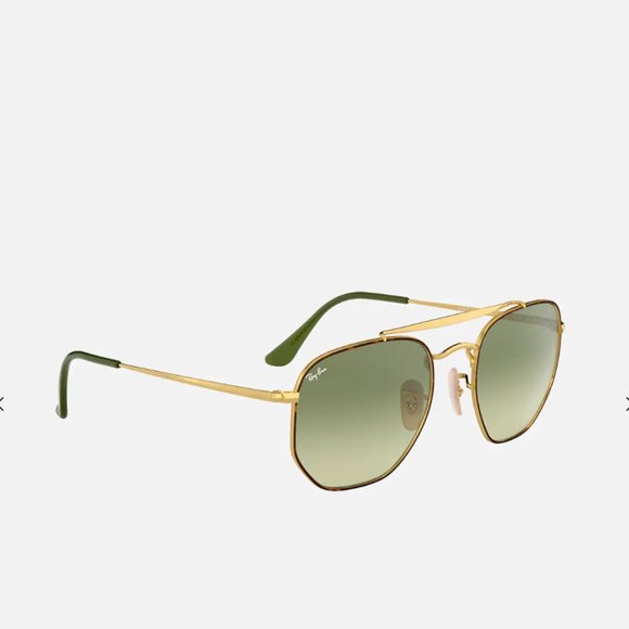 NEW Ray ban Marshal Tortoise Frame Green Gradient - Main Image